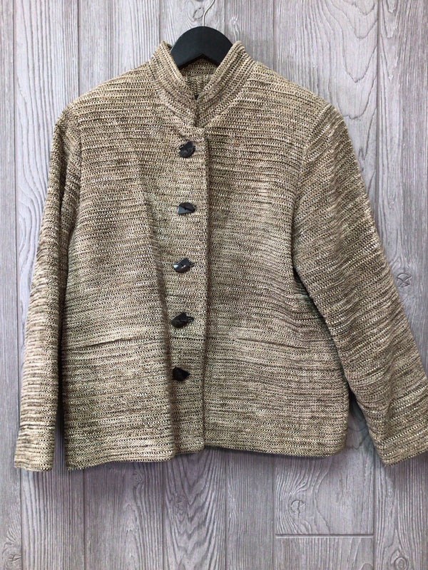 Lynn Yarrington Blazer Handwoven chenille Size Medium