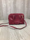 Brahmin Marissa Cherry Lacquer Zostera Leather Satchel
