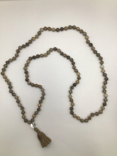 Taupe Agate Necklace