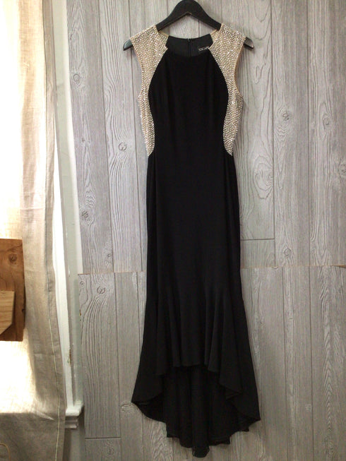 Xscape Dress Hi-Lo Beaded Size 4