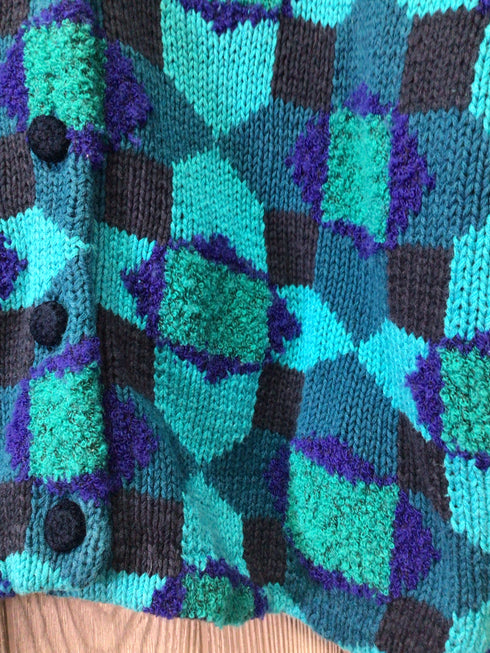 Marisa Studio Handknit Cardigan Size Medium