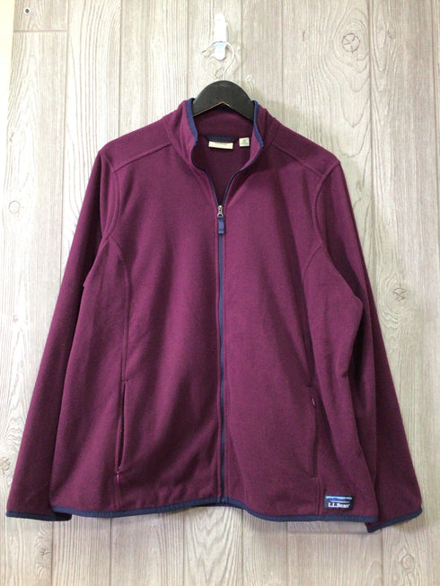 LL Bean fleece Jacket Size 1X
