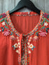 Johnny Was Poncho Embroidered Size Medium
