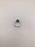 Silver Pearl + marcasite Ring sz 7.25