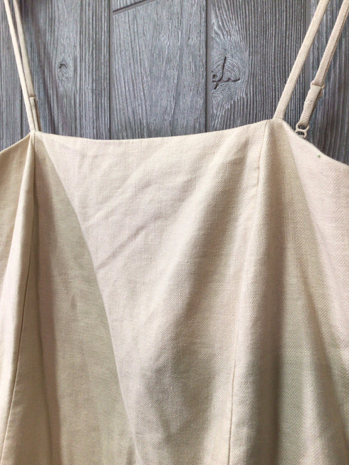 Mare Mare Square neck mini Dress linen Size Small