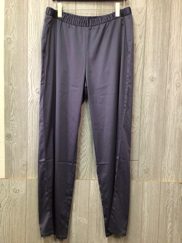 Eileen Fisher Recycled Polyester Satin Straight Pants Size Medium Satin New