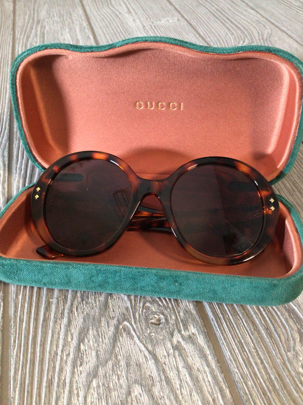 Gucci Round tortoise Sunglasses GG1081S 002 54 22 140 L