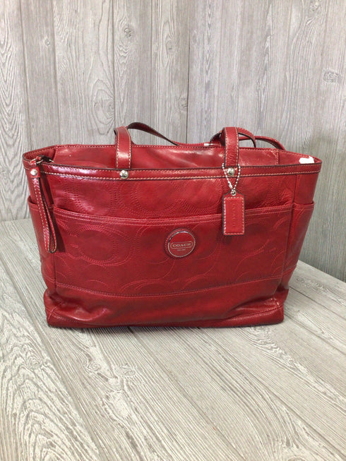 Coach Diaper Bag Tote Patent Leather New pre-owned