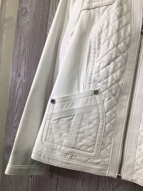 Tory Burch Leather Jacket Size Large