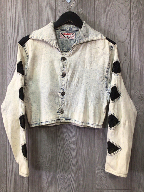 Traffic Bleach dyed Acid Washed Jacket Size Medium
