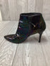 Stuart Weitzman Iridescent Patent Leather Booties Size 7.5