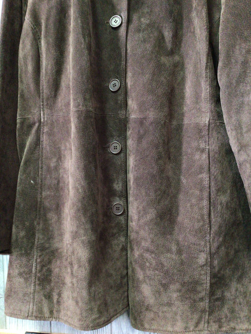 Norm Thompson Suede Jacket Size Large