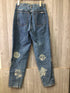 Bill Blass Jeans Vintage Handprinted Size 6