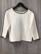 Nic + Zoe Top Size Small-Petite Knit New