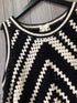 Nicole Miller Atelier Crochet Top Size 2X New Pre-Owned