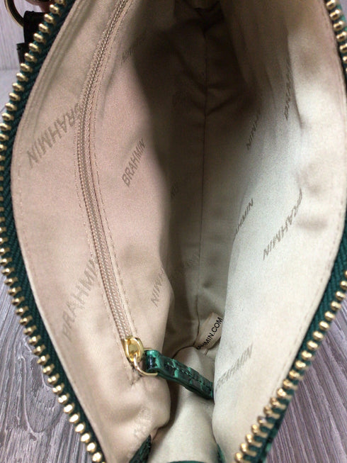 Brahmin Emerald Melbourne Leather Wristlet