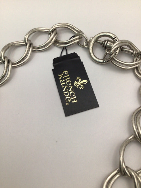 French Kande Cezanne Necklace Silver New pre-owned MS2357-Z