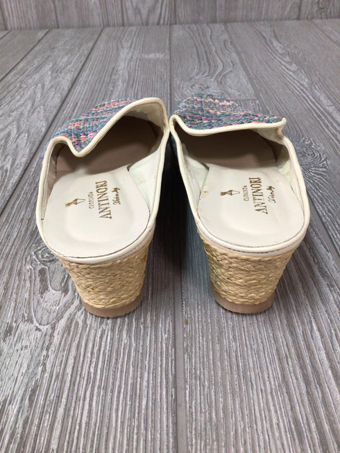 Clorinda Antinori Raffia Mules Size 39