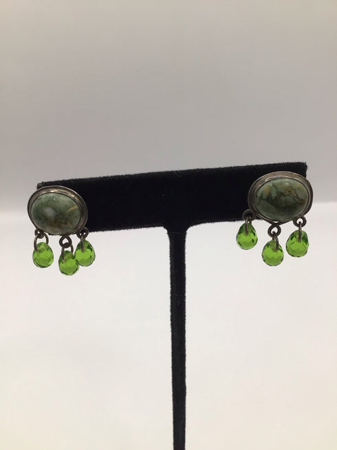 Great Falls Metal Works Agate Earrings