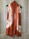 Eileen Fisher Brown Shibori Silk Scarf