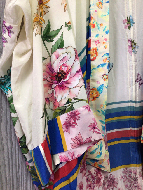 Johnny Was Kimono Silk Size Large