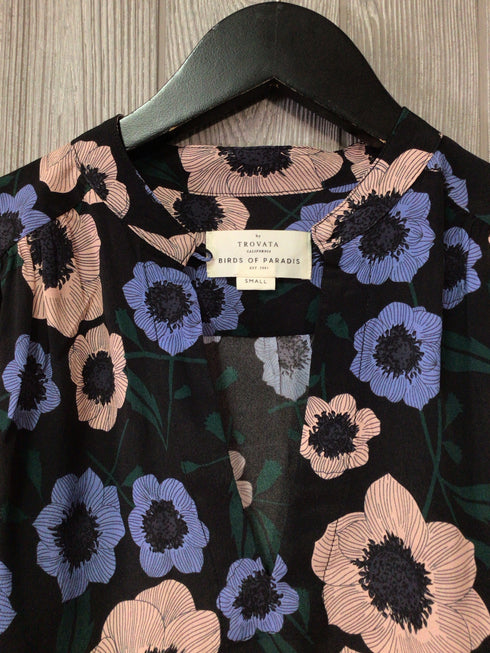 Trovata Birds of Paradise Blouse Size Small pre-owned