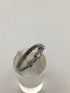 Silver Gemstone Band Ring 8.5