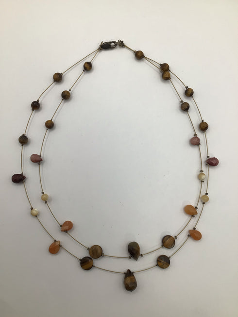 Tiger's Eye Floating Necklace