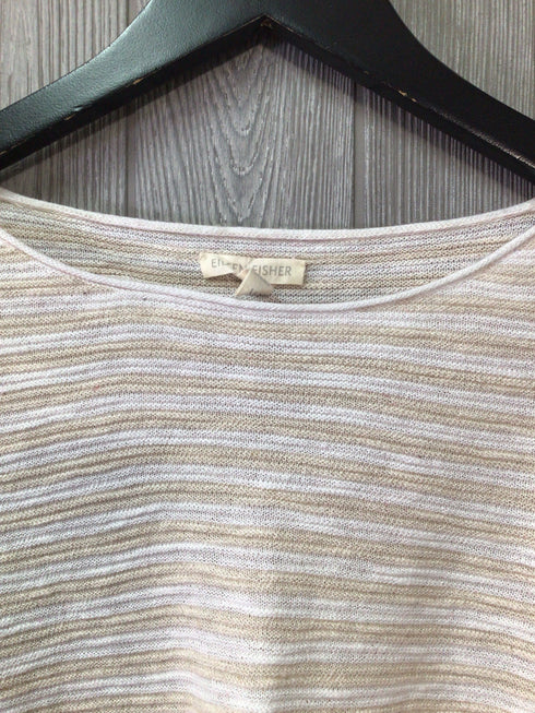 Eileen Fisher Linen BL Knit Sweater Size Large