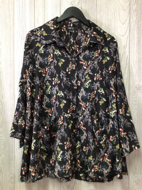 Comfy USA Blouse Size Small