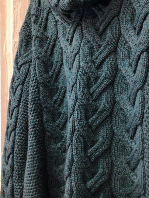 Aran Crafts Wool Cable Knit Sweater Size X-Large