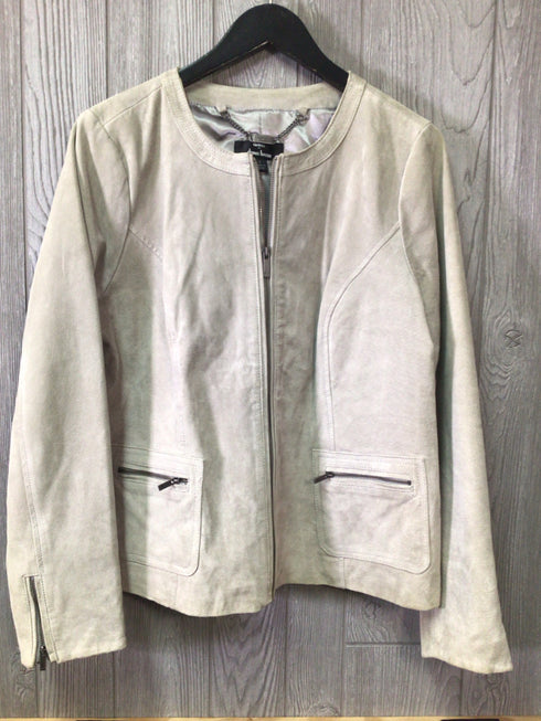Dennis Basso Suede Jacket Size Large