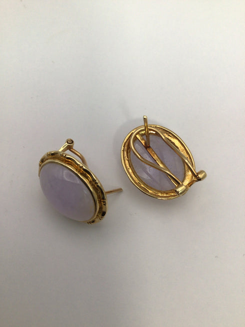 Lavender quartz Necklace + Pendant + earring Set