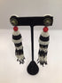 Black beaded tassle Earrings