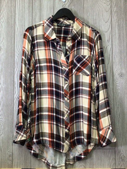 Tolani Collection Flannel Shirt Size Medium