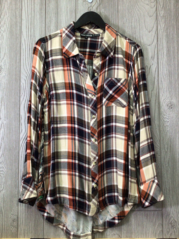 Tolani Collection Flannel Shirt Size Medium