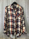 Tolani Collection Flannel Shirt Size Medium