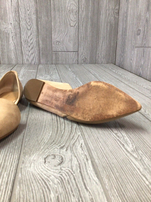 J Crew suede d'Orsay Flats Size 9