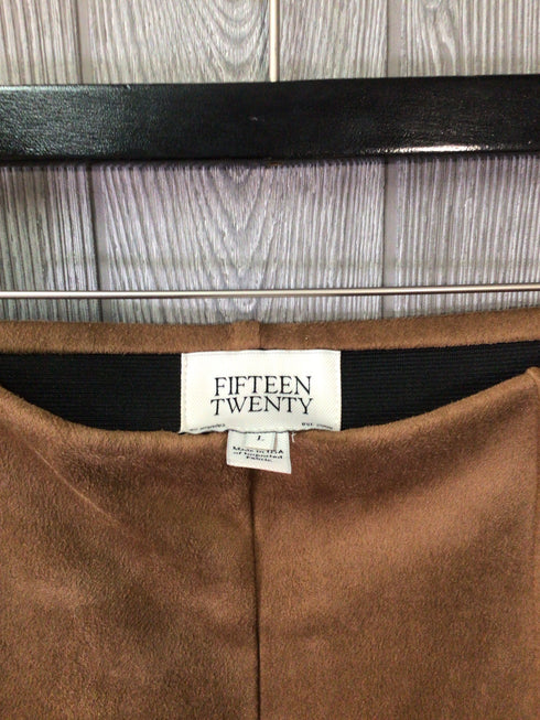 FifteenTwenty Faux-suede boot-cut Pants Size Large