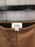 FifteenTwenty Faux-suede boot-cut Pants Size Large