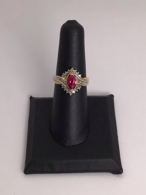 10k Gold Ruby Ring Estate