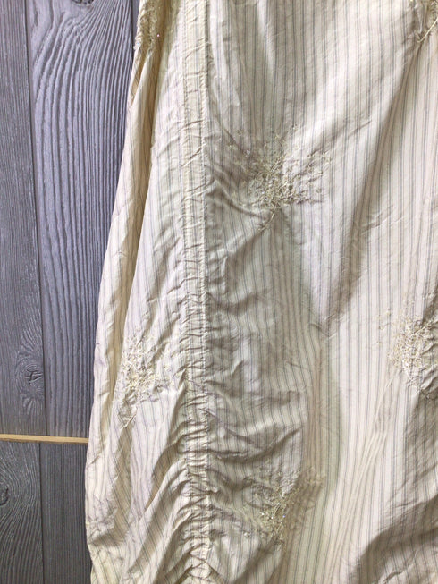 Krista Larson Slip Dress Silk Rusched Size Large