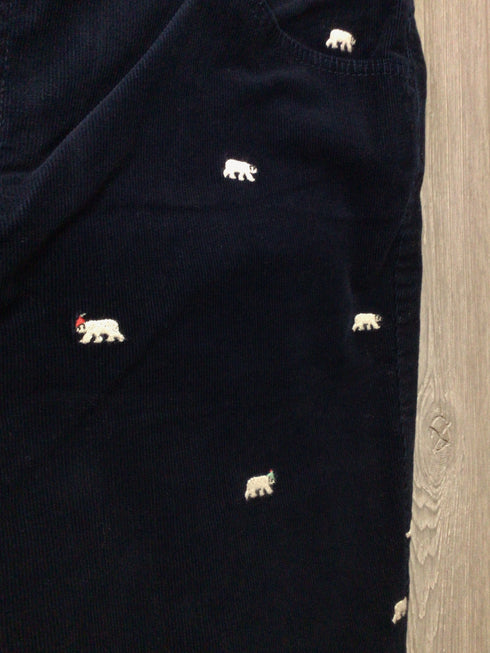 Talbots Santa Bear Cord Pants Size 12P New