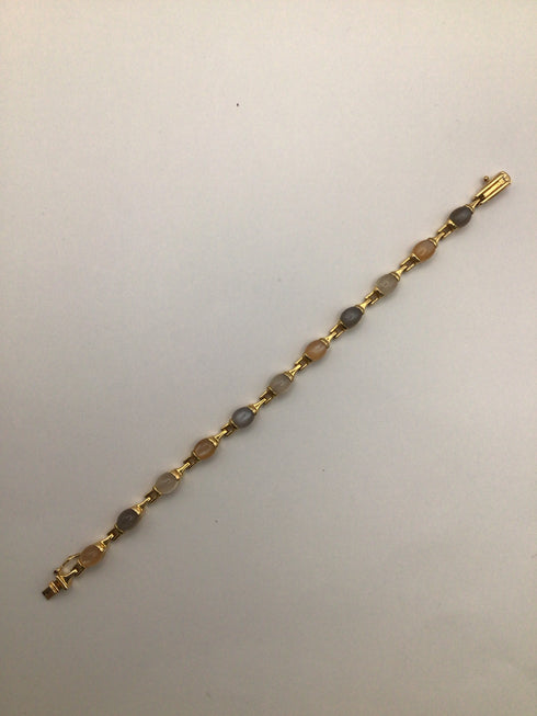 Ross Simons 7.5" Moonstone Tennis Bracelet Vermeil
