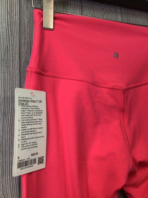 lululemon leggings Align Crop Size 8 New