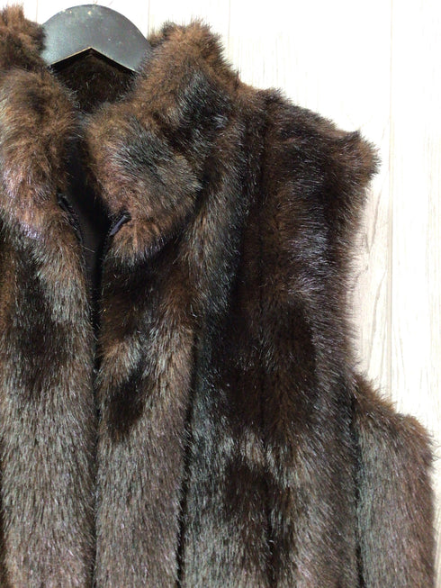 Gallery Faux-Fur Vest Size X-Large