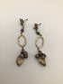 Long vermeil drop Earrings