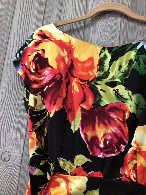 Sara Campbell Dress Satin Size 10