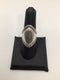 Silver Long Oval Ring