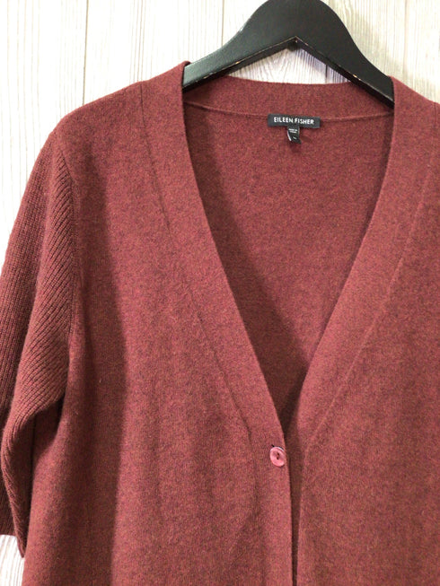 Eileen Fisher Cashmere Cardigan Size Large